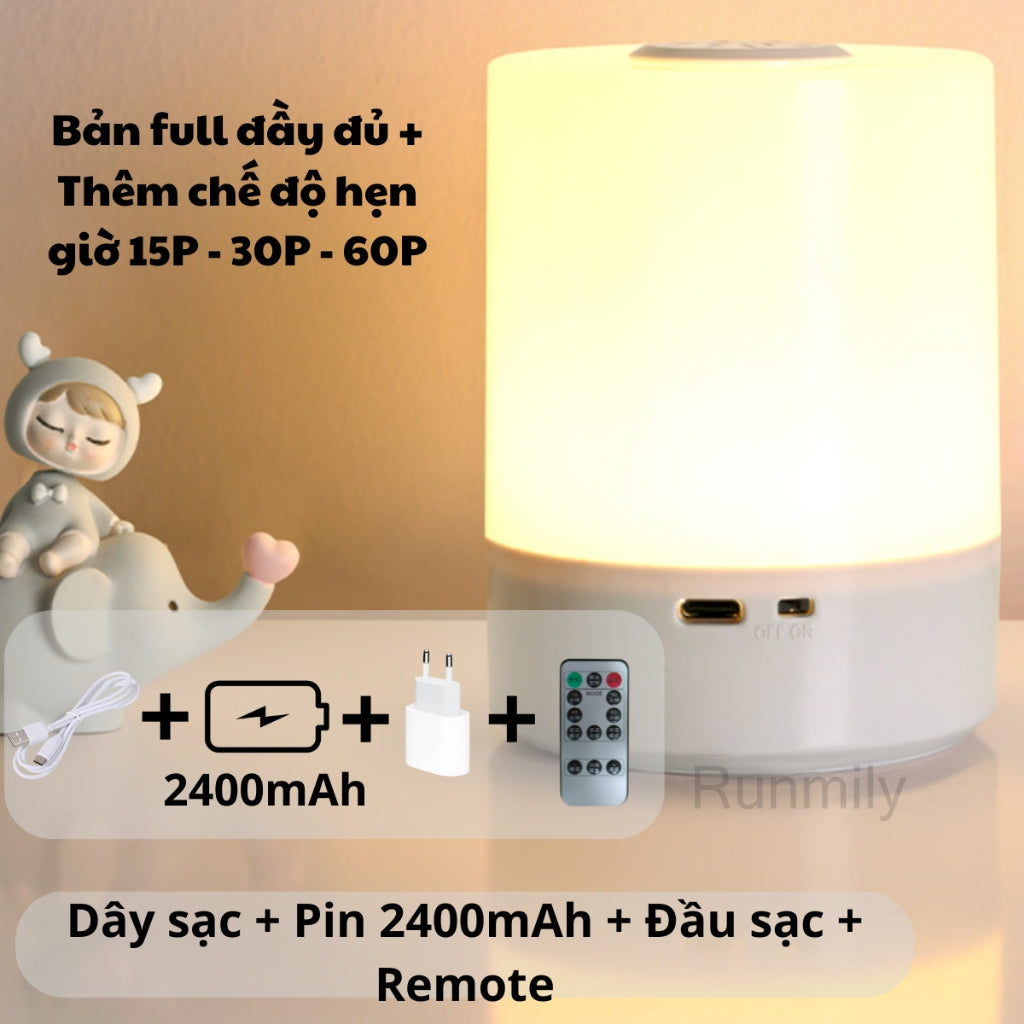 Đèn ngủ điều khiển từ xa hẹn giờ